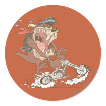 Taz Slick Hog Round Sticker
