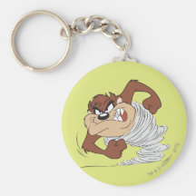 Taz spinning fast key chains