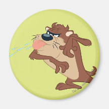 Taz sticking out his tongue refrigerator magnets