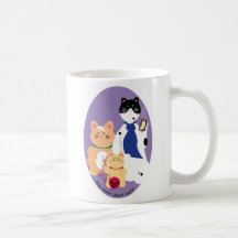 Taza afortunada de los gatos de Sherlock