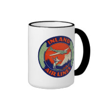 Taza de café experimental de las líneas aéreas int