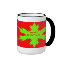 Taza de la ESCAMA de la NIEVE de las FELICES NAVID