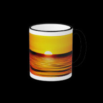 Taza de la puesta del sol de Maui Hawaii tazas
