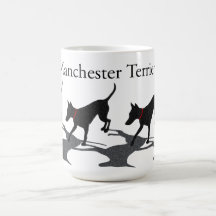 Taza de los terrieres de Manchester