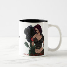 Taza de marfil del SL del escarlata