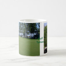 Taza de Tahoe del golf - "Golfing en la colección 