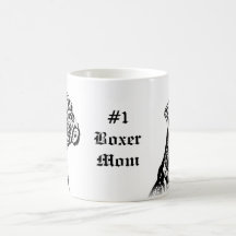 Taza del boxeador de la mamá del boxeador #1