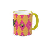 Taza del campanero de Argyle del insecto de la pue