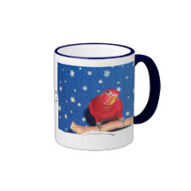 Taza del día de fiesta del Lory