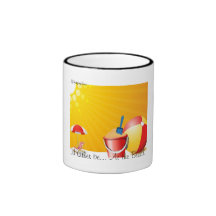 taza del estilo de la isla de 15 onzas
