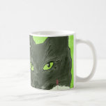 Taza del gato - verde herboso con soxy