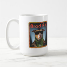 Taza del hoyo de Brad con el logotipo