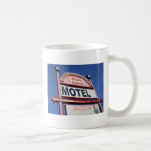 Taza del motel del arco iris de Niágara