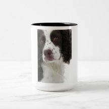 Taza del perro de aguas de saltador
