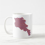 Taza del personalizable del mapa de los Bandera-co