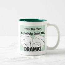 Taza del profesor del drama tazas