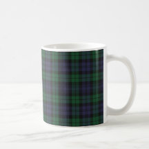 Taza del tartán de Campbell del clan
