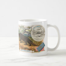 taza del tema del dinosaurio del chocolate del suc