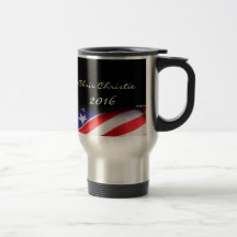 Taza del viaje de CHRISTIE 2016 de Chris
