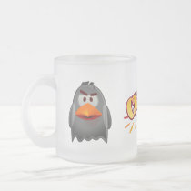 Taza del vidrio esmerilado de Poultrygeist tazas