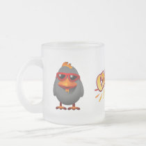 Taza del vidrio esmerilado del brote tazas