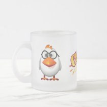 Taza del vidrio esmerilado del friki tazas