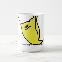 Taza divertida de la nariz de Eagle