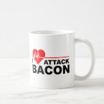 Taza divertida del tocino del ataque del corazón