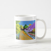 Taza feliz de la bella arte de los rastros