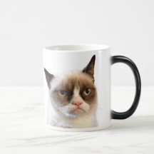 Taza gruñona original del gato