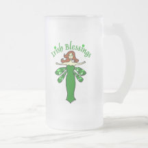 Taza irlandesa de la hada de las bendiciones