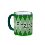 Taza - modelo de Argyle con nombre