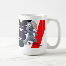 Taza republicana anti de las barras y estrellas de