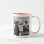 Taza retra del peinado de la belleza de los años 6