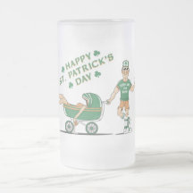Taza-St helado. Patricks divertido