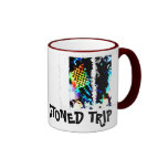 Taza sucia del campanero de 3 cajas