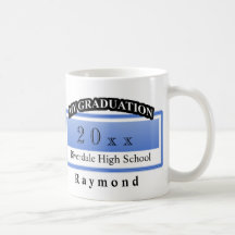 Tazas personalizadas de la graduación