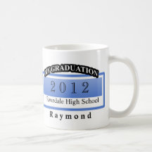 Tazas personalizadas de la graduación