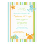 {TBA} 5x7 Ocean Sea Life Baby Shower Invitation invitations