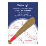 {TBA} BASEBALL Batter Up Birthday Invitation