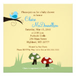 {TBA} Birdie Woodland 5x5 Baby Shower Invitation