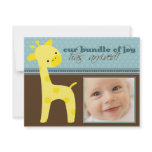 {TBA} Bundle of Joy Giraffe Birth Announcement