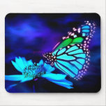 - TBA - Butterfly in Blue Light Mousepad