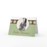 {TBA} Customized Baby Shower Invitation Mom Photo Cards