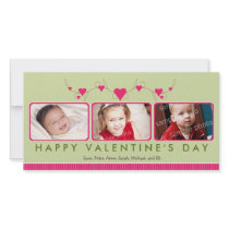 {TBA} Customized Sweet Valentine's Day 3-Photo Photo Cards