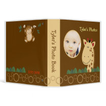 {TBA} CUTE JUNGLE GIRAFFE CUSTOM BINDER