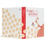 ::TBA:: Cutie's Cupcakes Confectionary Recipes Binders