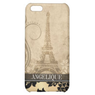 ::TBA:: Fleur de Paris Eiffel Tower | sand iPhone 5C Covers