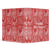 TBA French Country Grannies Old Kitchen Tablecloth Binders