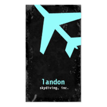 TBA-GC | AVIATION TAKE OFF BLUE BUSINESS CARDS